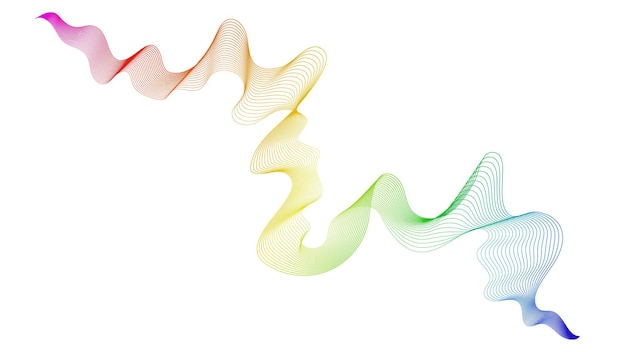 abstract backdrop with wave gradient lines