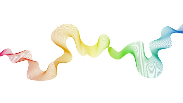 abstract backdrop with wave gradient lines