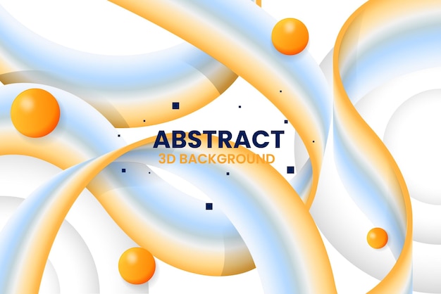 Abstract background 3D color Smoth