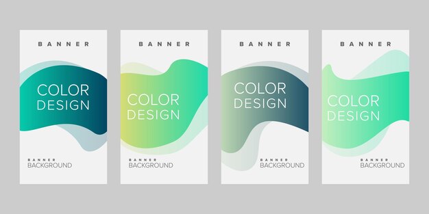 abstract background banner vector design template banner for print or web banner with colorful