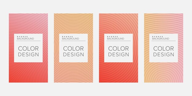 abstract background banner vector design template banner for print or web banner with colorful