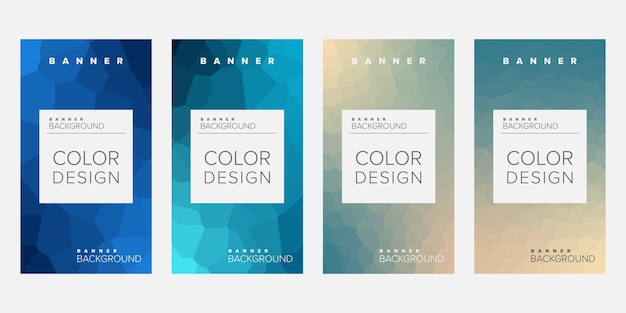 Abstract background banner vector design template banner for print or web banner with colorful