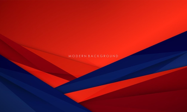 Abstract background blue and red color stylish design
