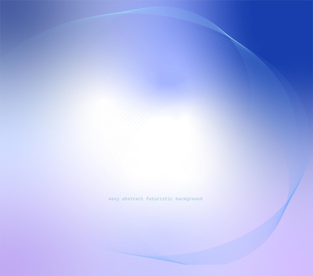 Abstract background blue wavy futuristic