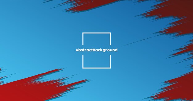 Abstract Background Brush Blue and Red Design