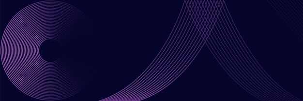 Abstract background circle shape with lines Futuristic concept Minimal geometric design