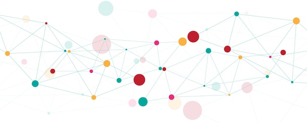 Abstract background connecting innovation dots and line communication conceptxDxA