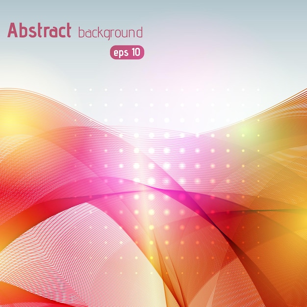 Abstract background consisting of orange triangles vector illustration