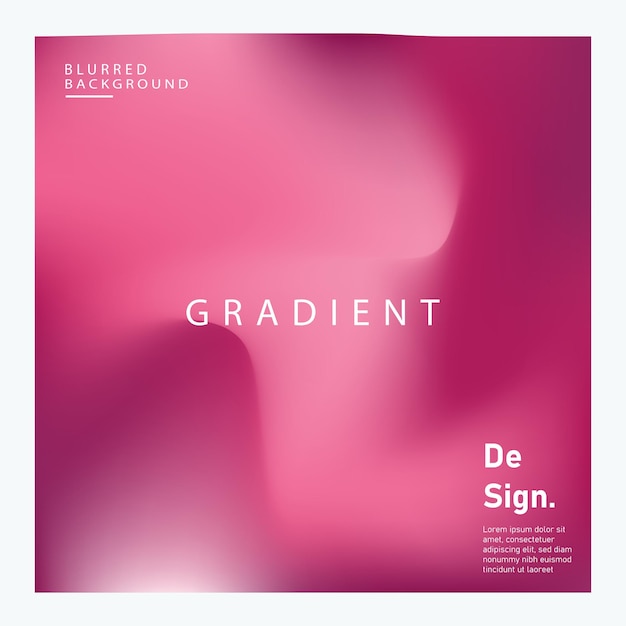 Abstract background design template bright pink gradient color on white
