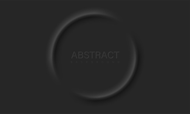 abstract background design with emnossed round frame. vector illustration.