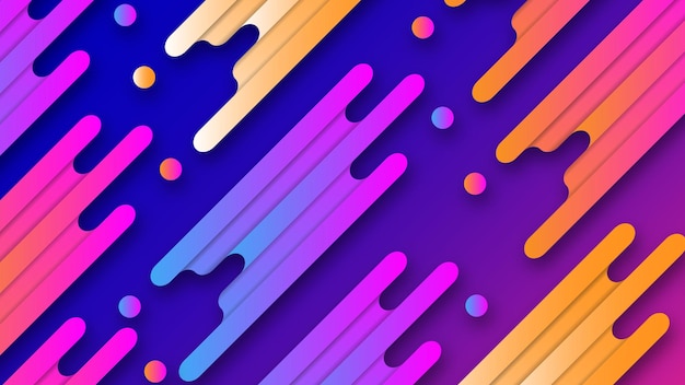 Abstract background Design with Gradient Color