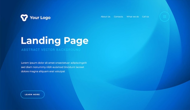 abstract background dynamic light lines website landing page or banner template modern style vector illustration