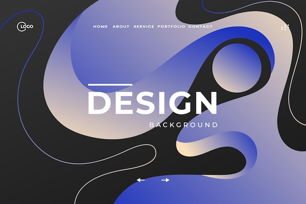 abstract background dynamic wave colorful is used for ui ux design particularly on websites apps