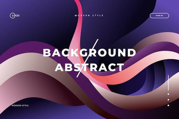 Abstract Background Dynamic Wave Colorful is used for website UI UX creativity and vibrancy