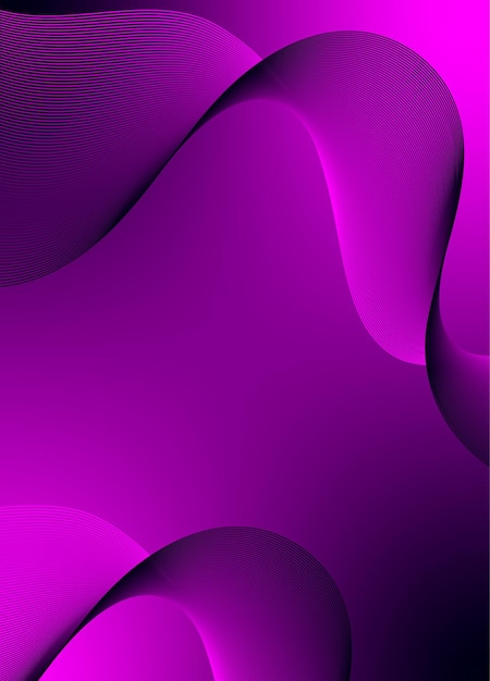 Abstract background dynamic waves wedding Futuristic backdrop wavy lines Premium gradient banner