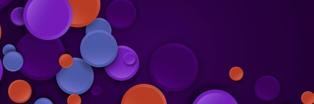 Abstract background from colored circles