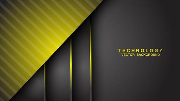 Abstract background layers overlapping line decoration with copy space for text Vector illustration