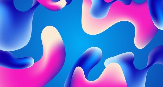 Abstract Background Mesh Gradient Blue Pink and Blue Gradient