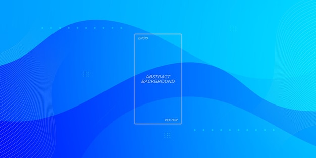Abstract background Modern simple blue geometric design