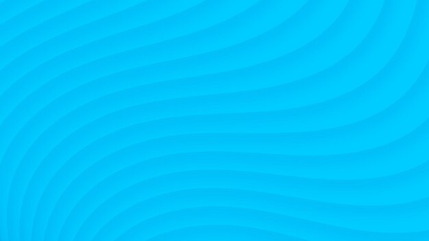 Abstract background of gradient curves in light blue colors