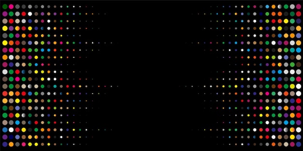 abstract background of horizontal colorful dotted lines with copy space