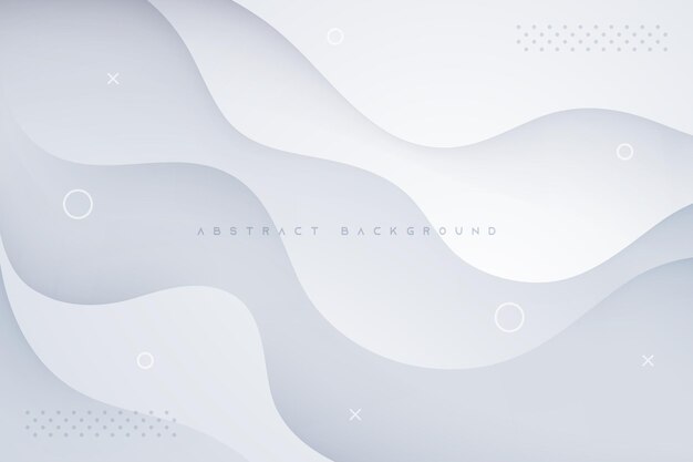 abstract background of realistic gray gradation waves with modern transparent geometric lines shape
