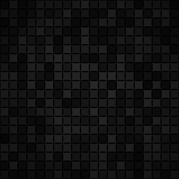 Abstract background of small squares or pixels in black and gray colors