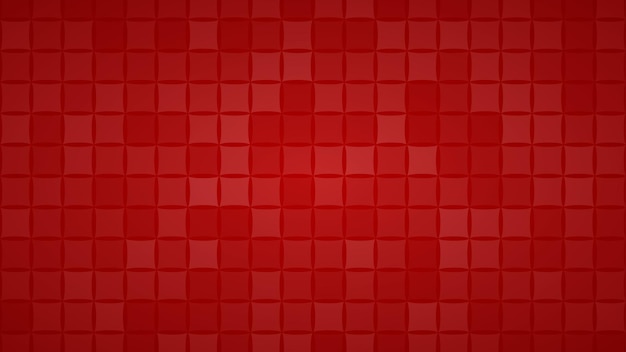 Abstract background of small squares or pixels in red colors