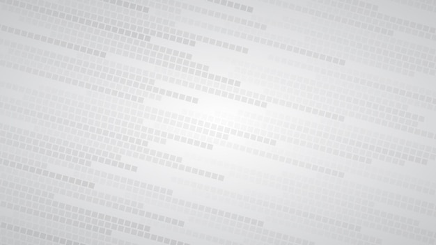 Abstract background of small squares or pixels in shades of gray and white colors
