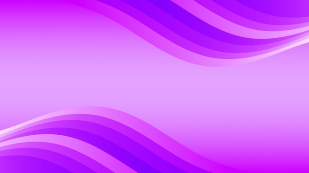 Abstract background pink purple gradient wave simple modern elegant premium vector