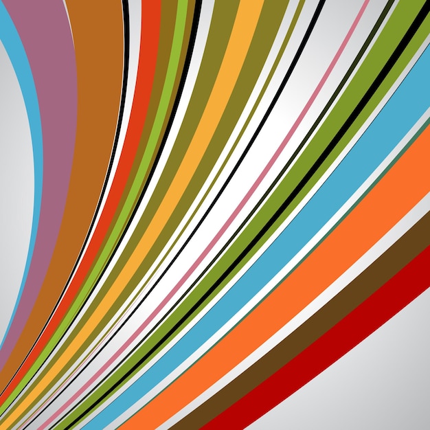 abstract background swirling lines colorful vector illustration