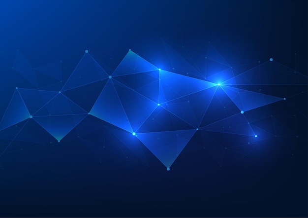 Abstract background technology connected geometric line elements It represents hightech digital dat