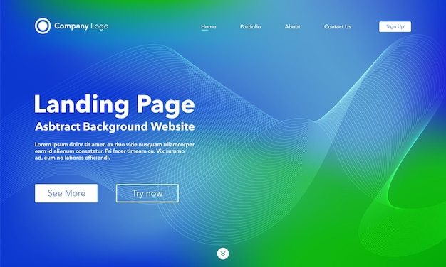 Abstract background. Template Landing Page websites.
