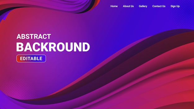 ABSTRACT BACKGROUND VECTOR BLUE PINK RED WEBSITE UI