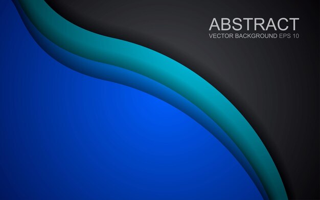 Abstract background vector curves for text and messages modern artwork website design