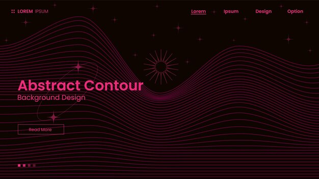 Abstract Background Vector Design contour pattern waves line pattern wind wave
