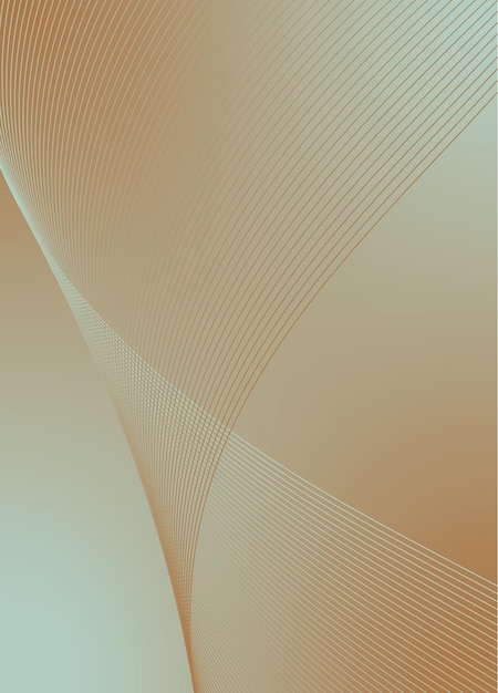 abstract background vector with dynamic waves network or wavy lines premium banner