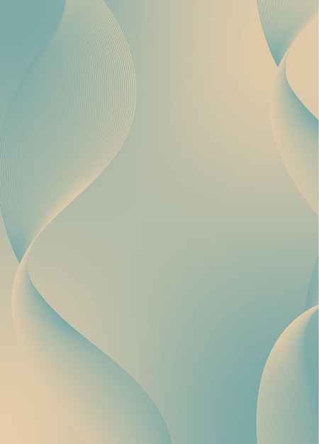 abstract background vector with dynamic waves network or wavy lines premium banner