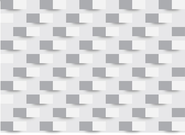 Abstract background with 3d shapes seamless vector bacground