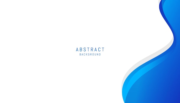 Abstract background with blue curve elements