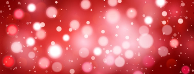 abstract background with bokeh effect in red colors