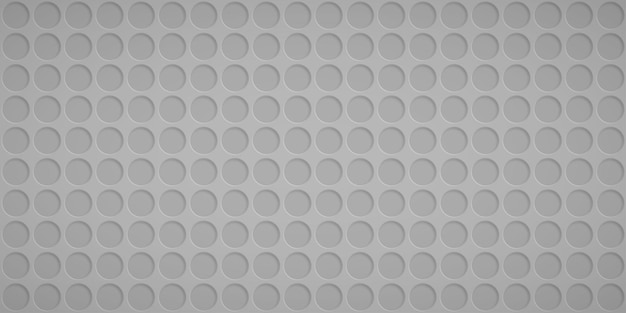 Abstract background with circle holes in gray colors