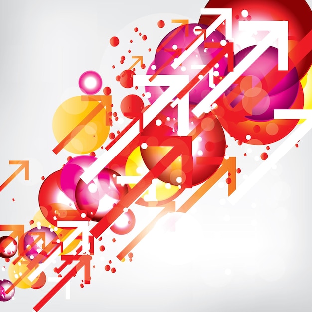 Abstract background with colored elements Abstract vector illustration with background