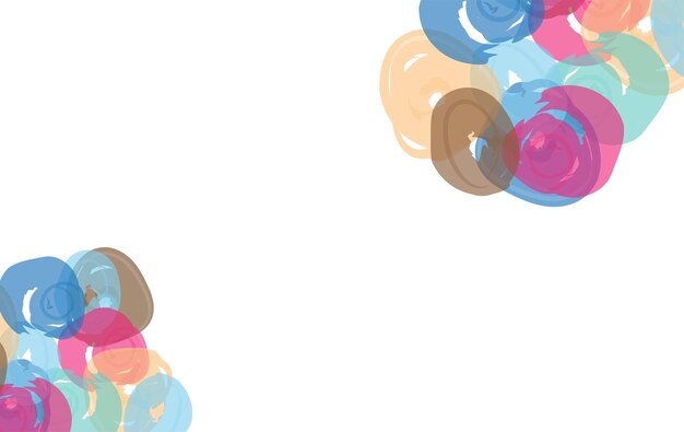 abstract background with colorful circles vector illustration for your design eps 10