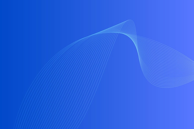 Abstract background with colorful wavy lines. Abstract Blue gradient background design