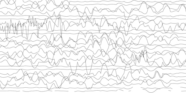 abstract background with distorted line shapes vector