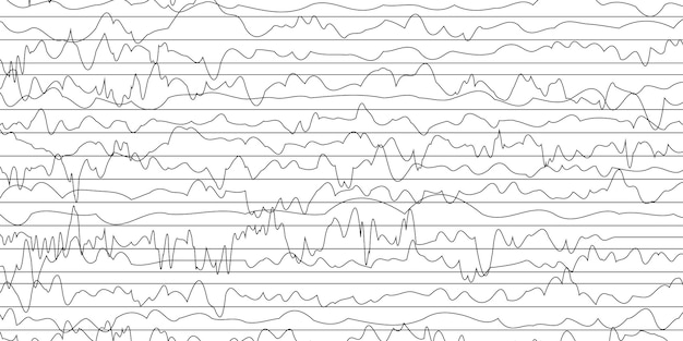 abstract background with distorted line shapes vector