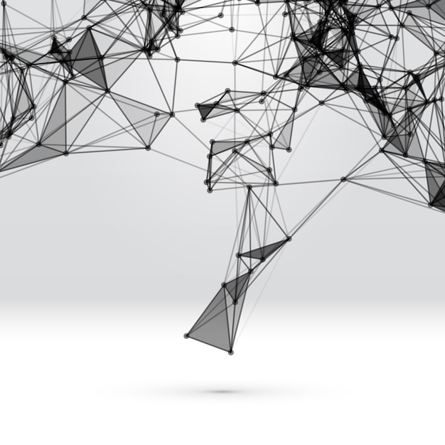 Abstract background with dotted grid