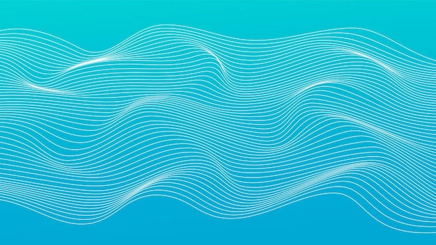 Abstract background with dynamic flowing lines
