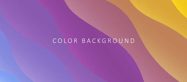 Abstract background with dynamic gradient color effect